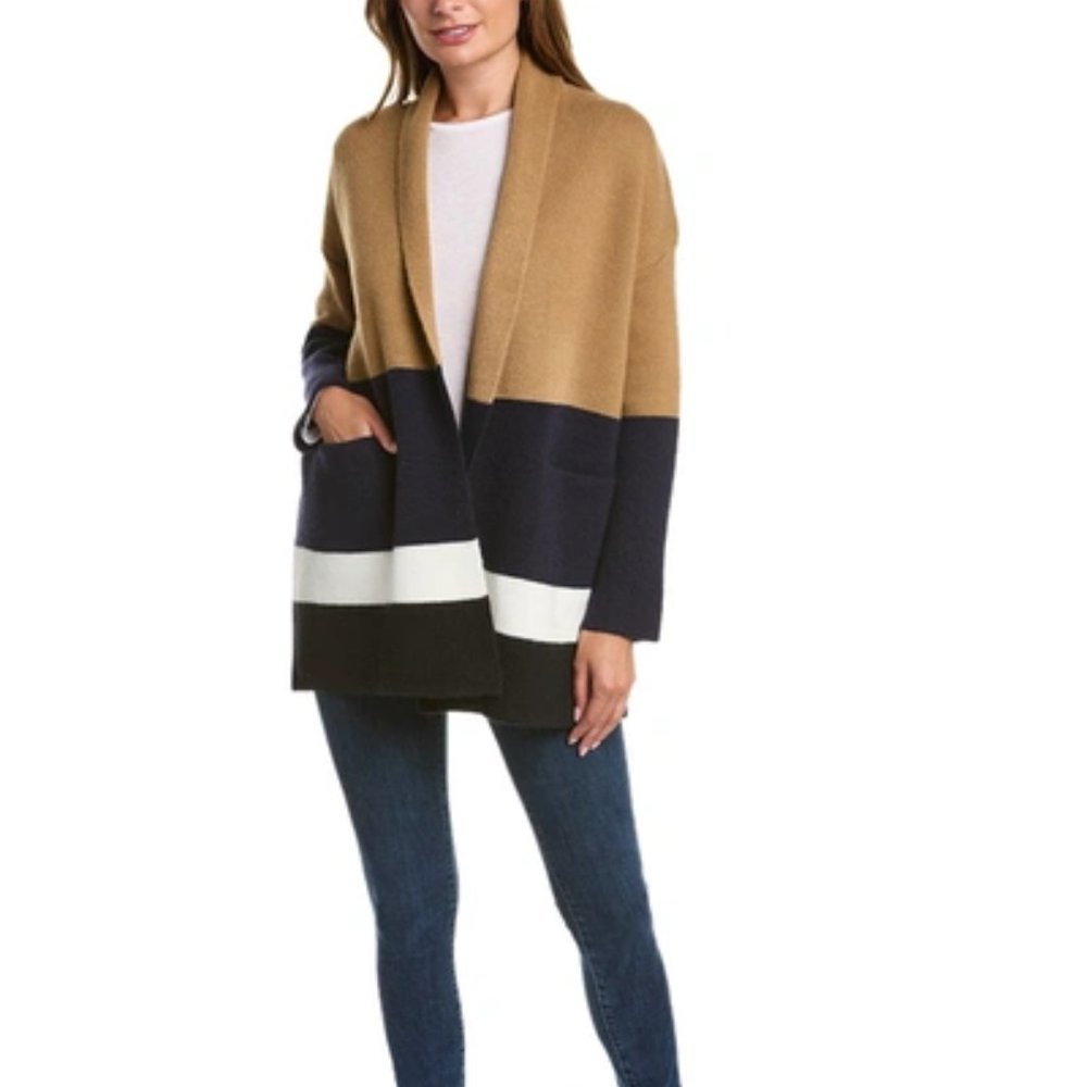 Rain + Rose Colorblocked Cardigan Size XL